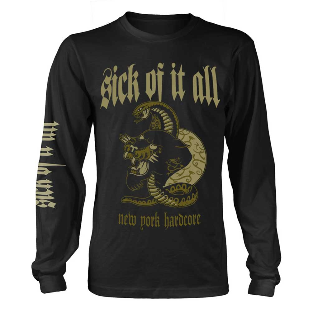 Sick Of It All "Panther" Long Sleeve T shirt