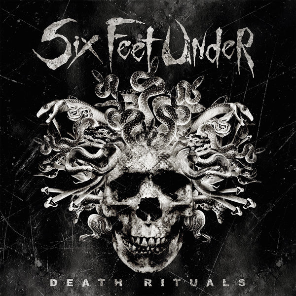 Six Feet Under "Death Rituals" Clear / Black Splatter Vinyl