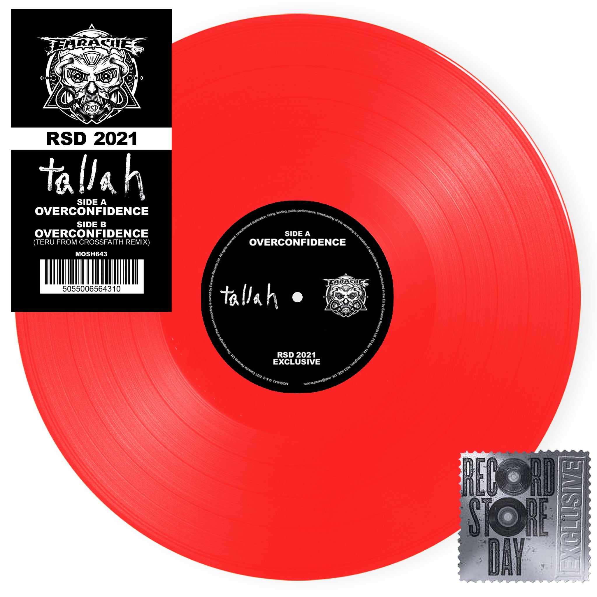 Tallah "Overconfidence" Red 7" Vinyl - RECORD STORE DAY RELEASE