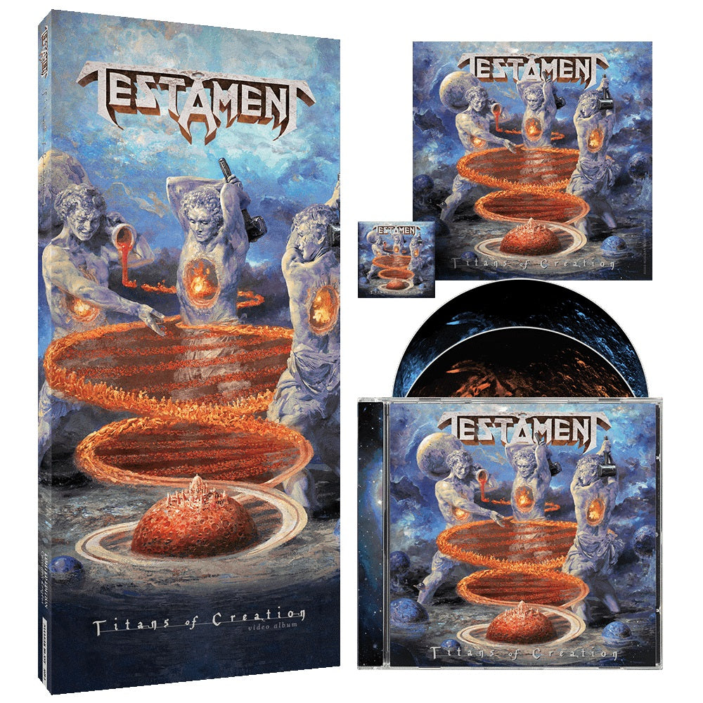 Testament "Titans Of Creation" Ltd CD / Blu Ray Long Box