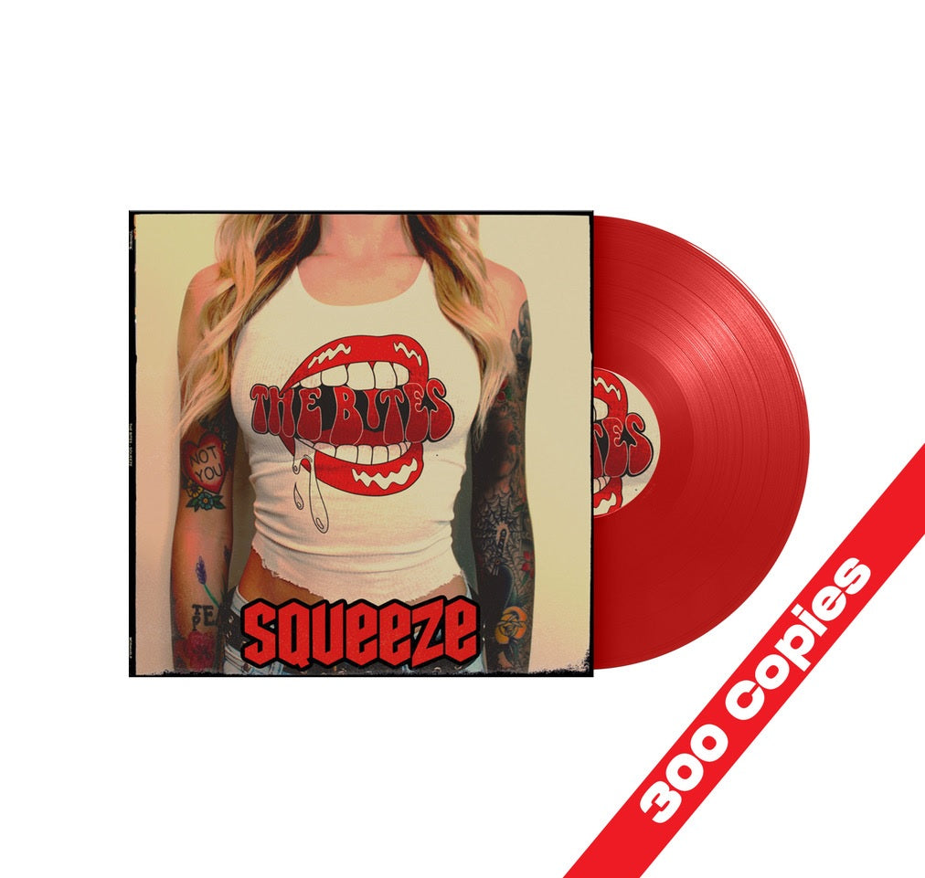 The Bites "Squeeze" Cherry Lips Red Vinyl (Ltd to 300 Copies)