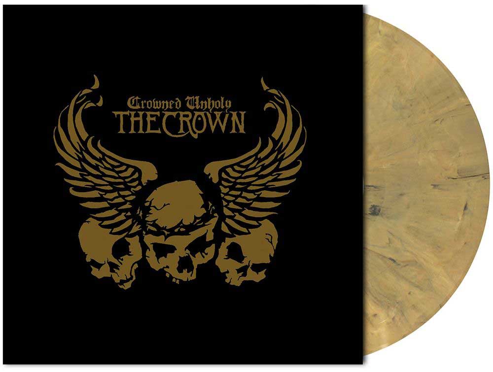 The Crown "Crowned Unholy" Dead Gold Marbled Vinyl
