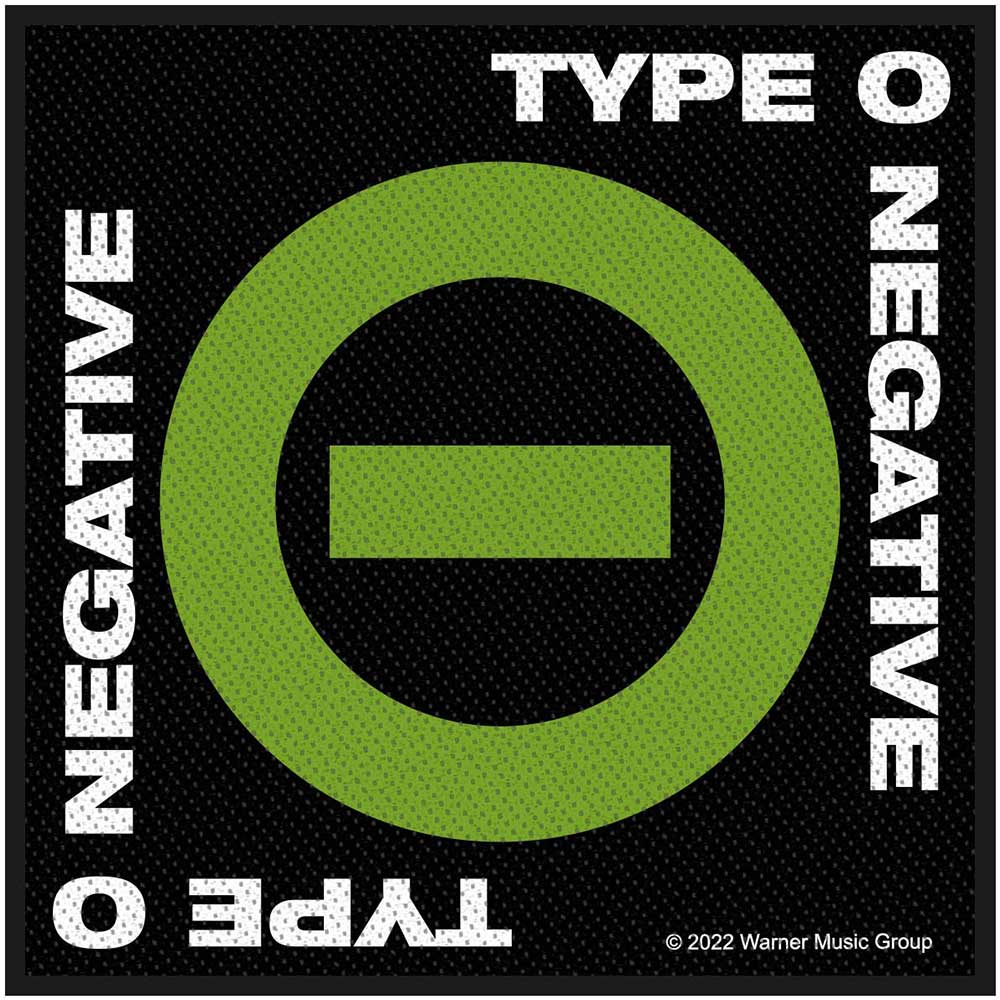 Type O Negative "Negative Symbol" Patch