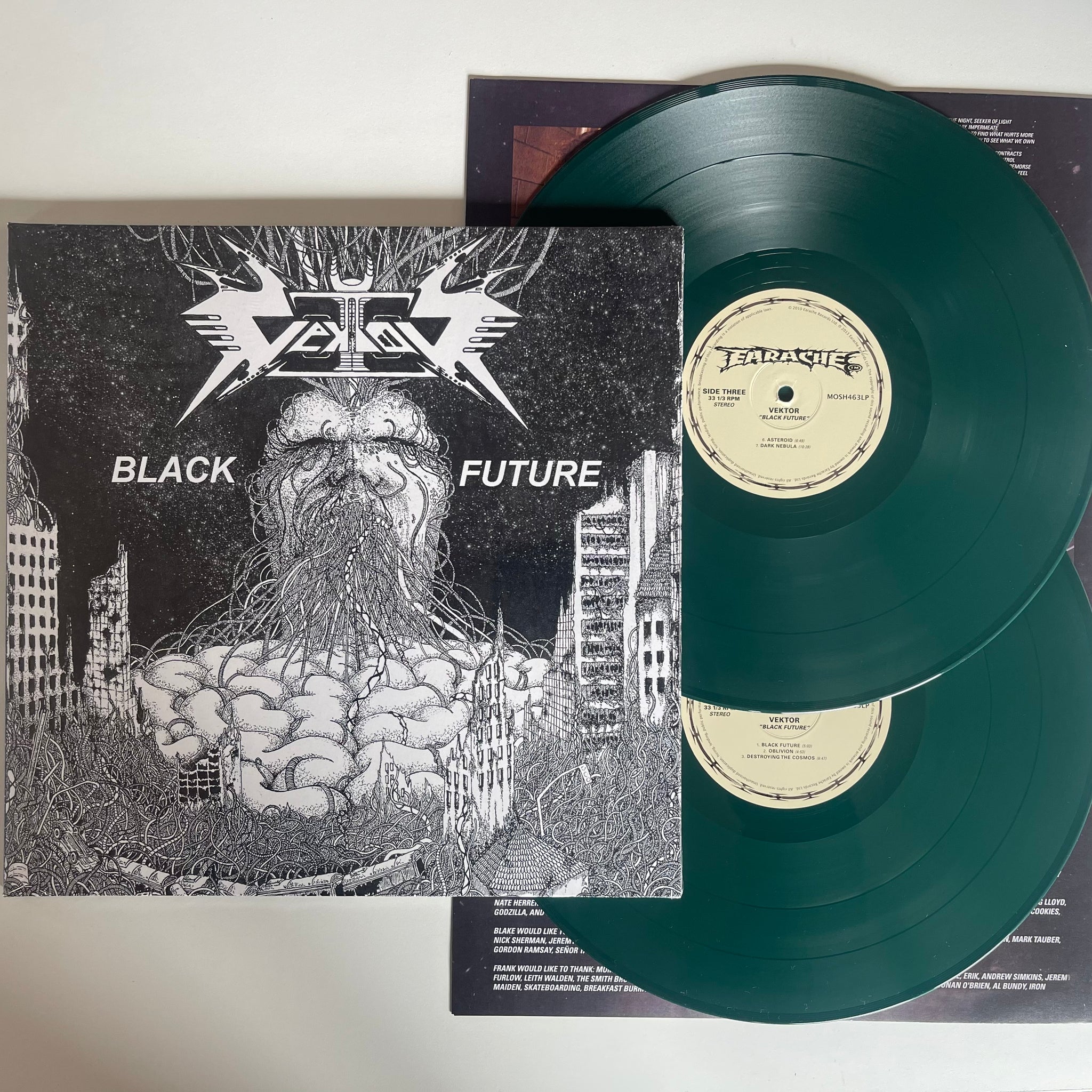 Vektor "Black Future" Gatefold 2x12" Green Vinyl