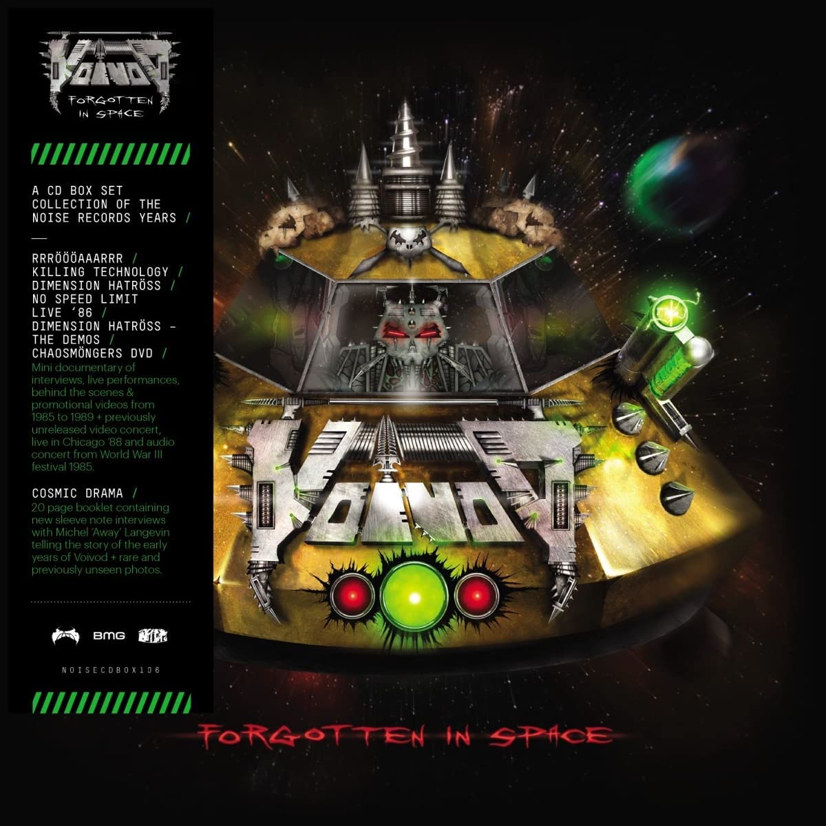 Voivod "Forgotten In Space" 5CD/DVD Box Set