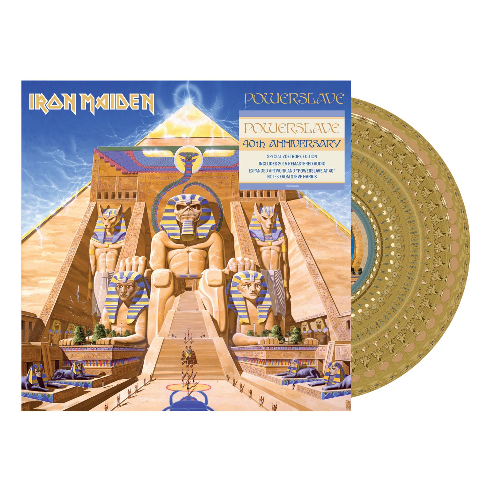 Iron Maiden "Powerslave" 40th Anniversary Zoetrope Vinyl - PRE-ORDER