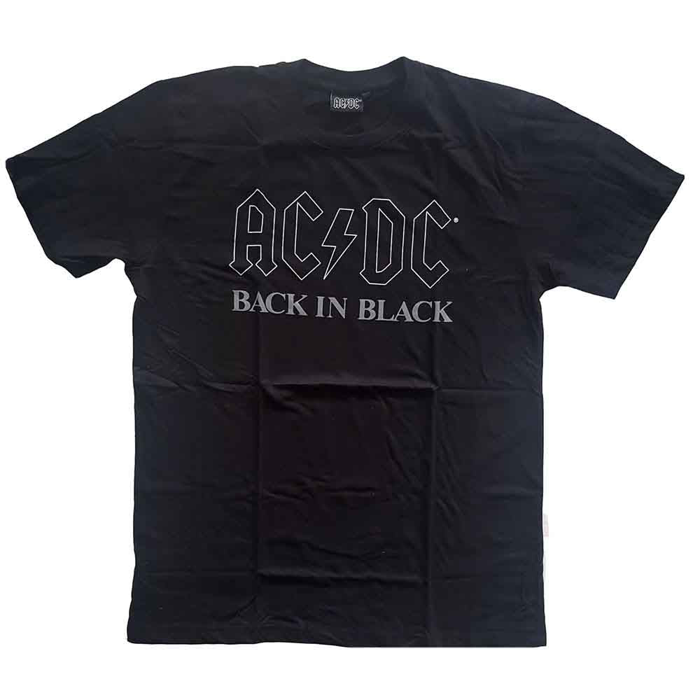 AC/DC "Back In Black" Black T shirt