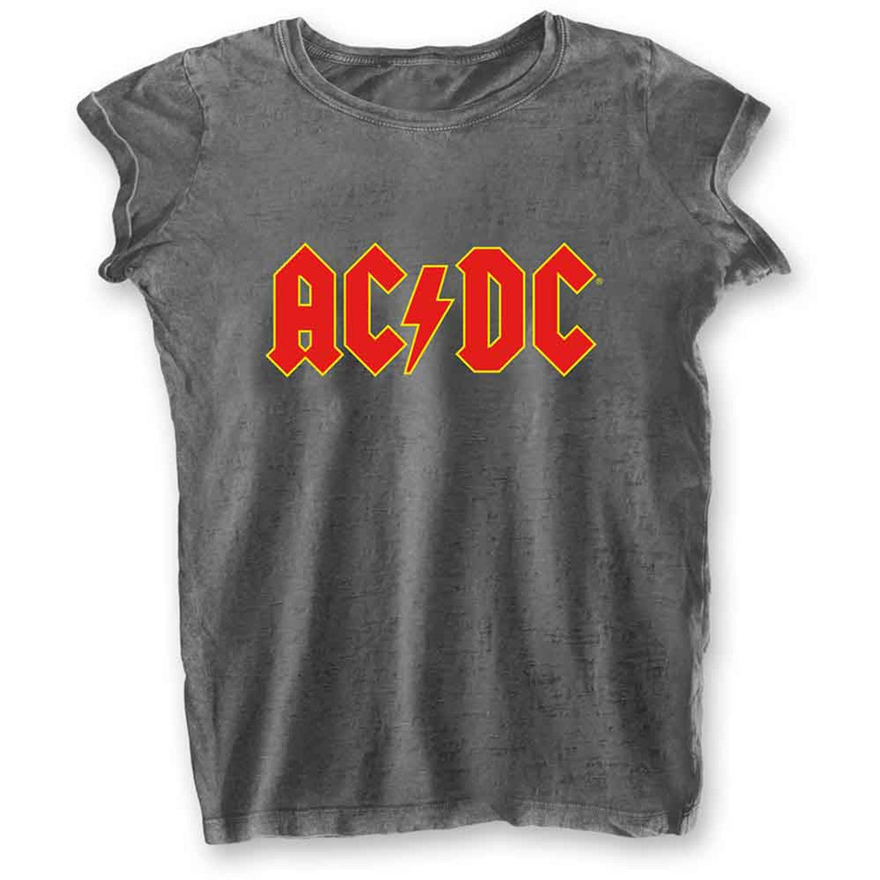 AC/DC "Logo" Charcoal Grey Women's T shirt
