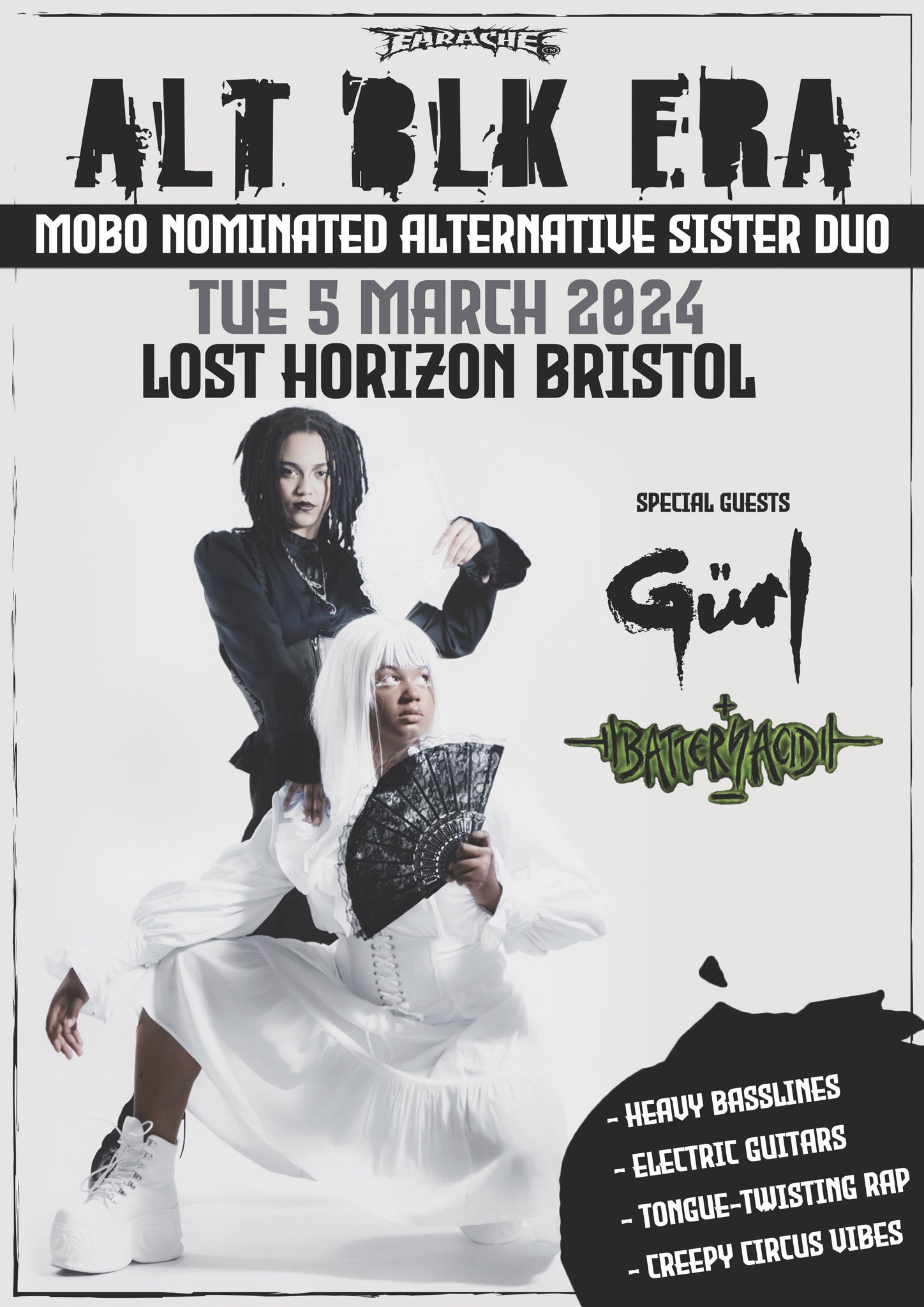 ALT BLK ERA : Ticket for Lost Horizon, Bristol, March 5, 2024