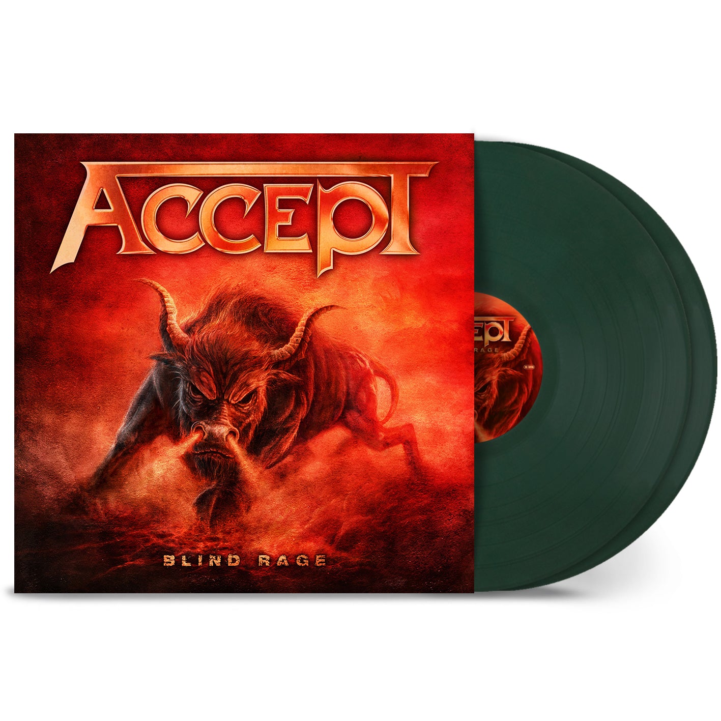 Accept "Blind Rage" Gatefold 2x12" Dark Green Vinyl