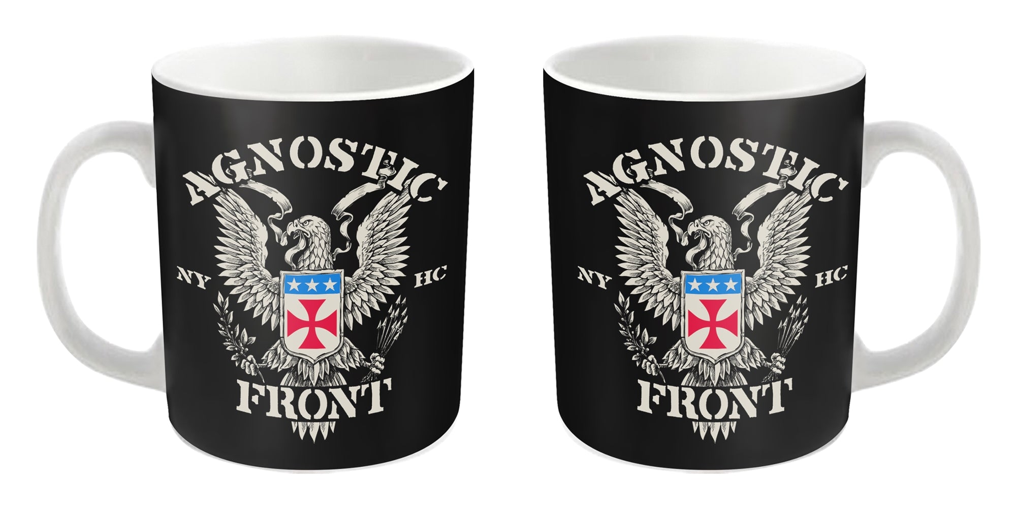 Agnostic Front "Eagle Crest" White Mug