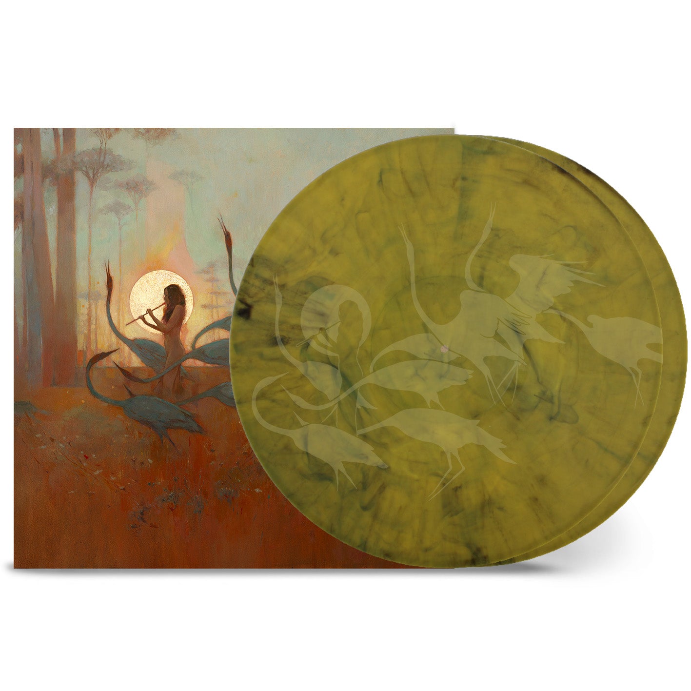 Alcest "Les Chants de l'Aurore" Deluxe 2x12" Black / Yellow Marbled Vinyl - PRE-ORDER