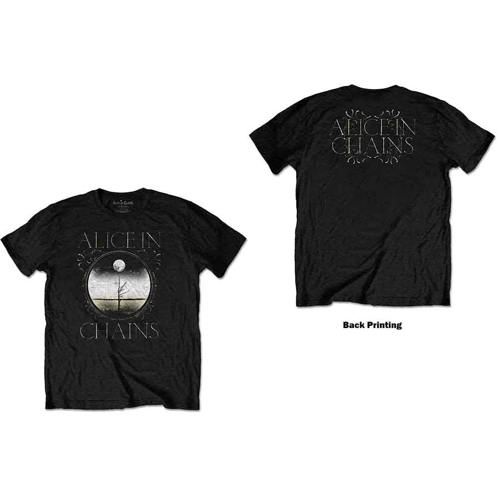 Alice In Chains "Moon Tree" Black T shirt