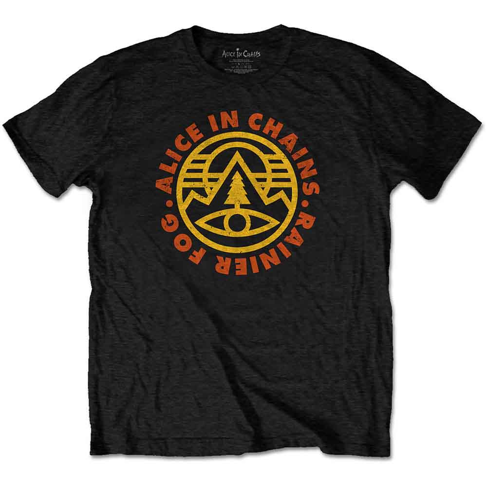 Alice In Chains "Pine Emblem" Black T shirt