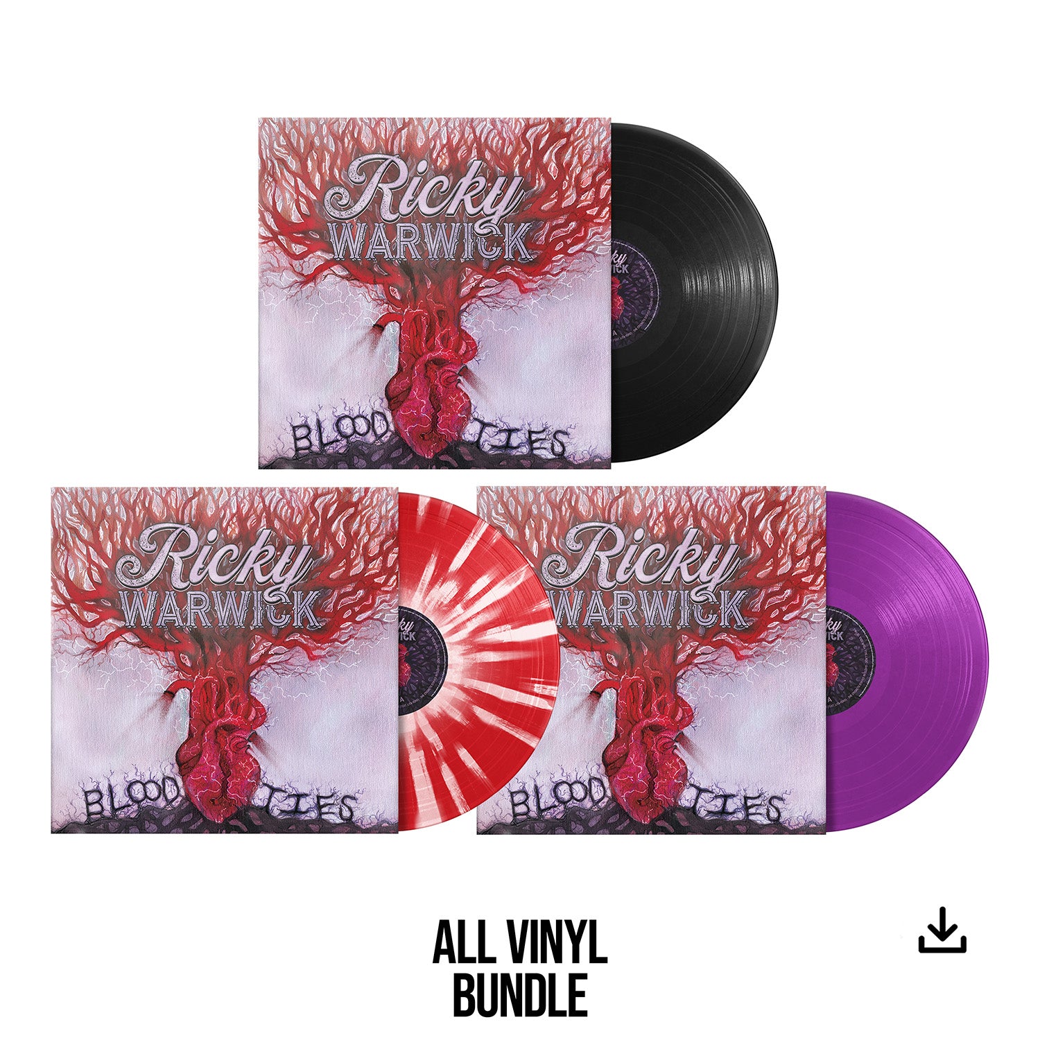 Ricky Warwick "Blood Ties" All Vinyl & Download Bundle - PRE-ORDER