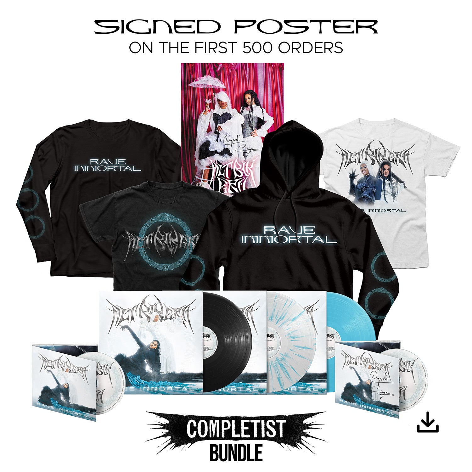 ALT BLK ERA "Rave Immortal" Completist Bundle inc. Download - PRE-ORDER