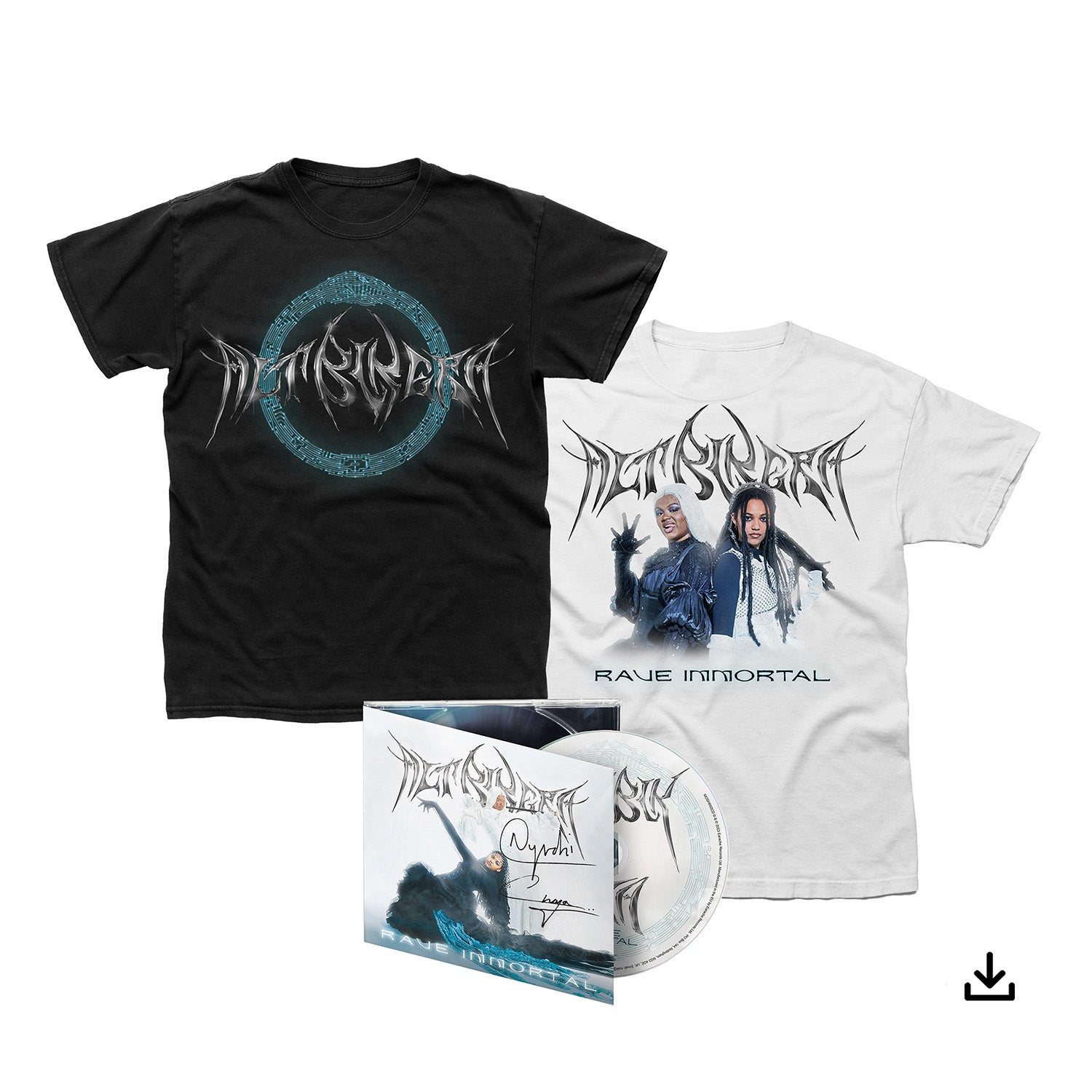 ALT BLK ERA "Rave Immortal" Signed CD, Download & Choice of T shirt - PRE-ORDER