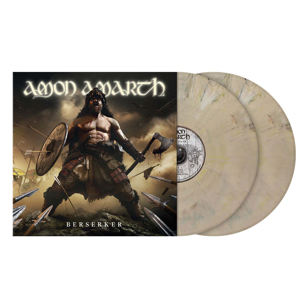 Amon Amarth "Berserker" Gatefold 2x12" Beige Marble Vinyl