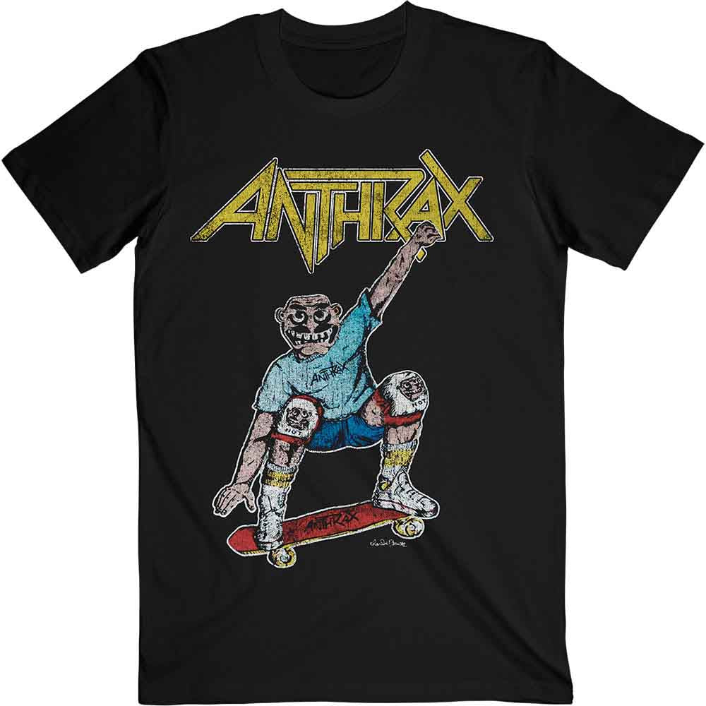 Anthrax "Spreading Skater Notman Vintage" T shirt