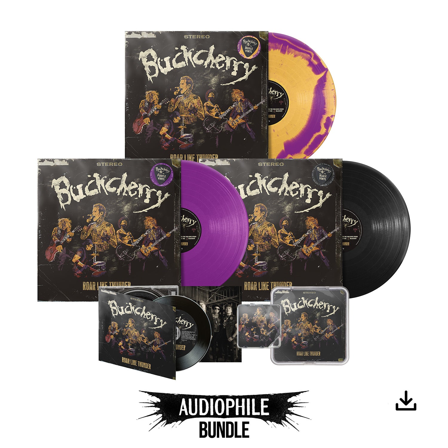 Buckcherry "Roar Like Thunder" Audiophile Bundle & Download - PRE-ORDER