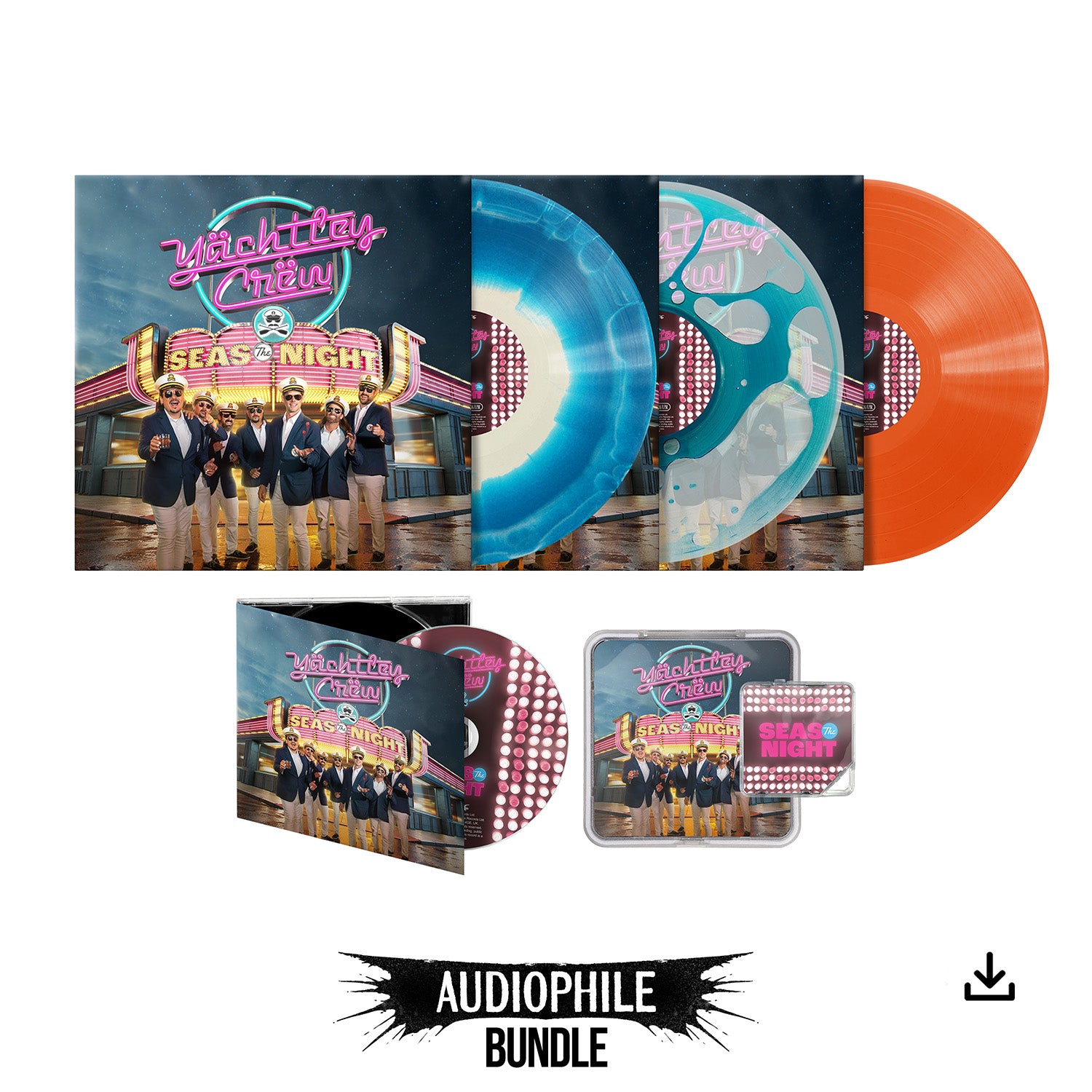 Yachtley Crew "Seas The Night" Audiophile Bundle - PRE-ORDER