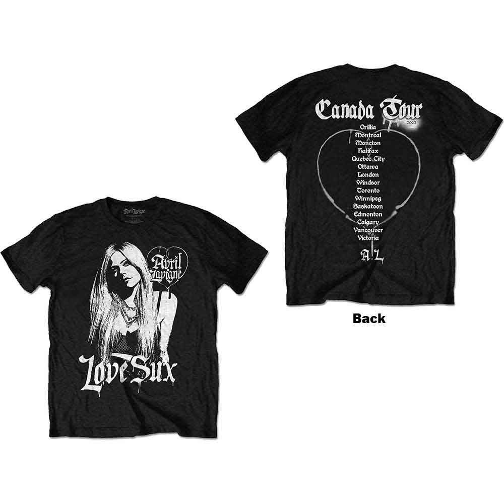 Avril Lavigne "Love Sux" T shirt