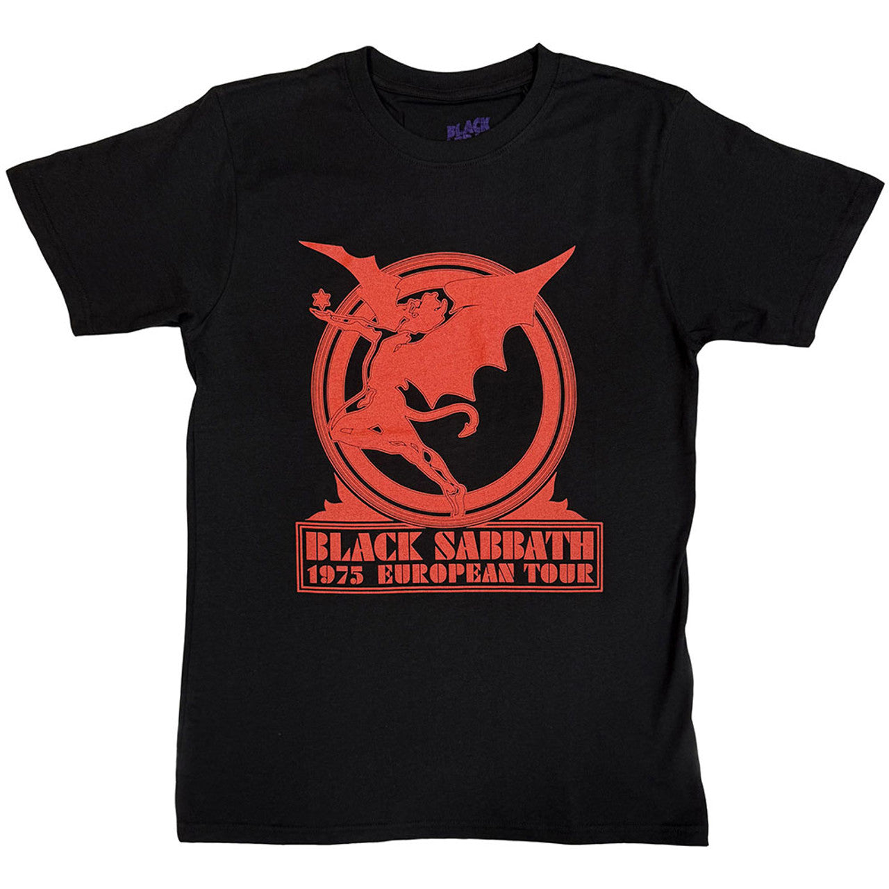 Black Sabbath "Europe '75" T shirt