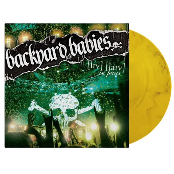 Backyard Babies "Live Live in Paris" 180g Yellow / Black Vinyl