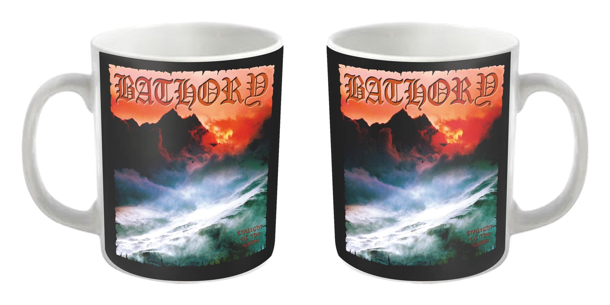 Bathory "Twilight Of The Gods" White Mug