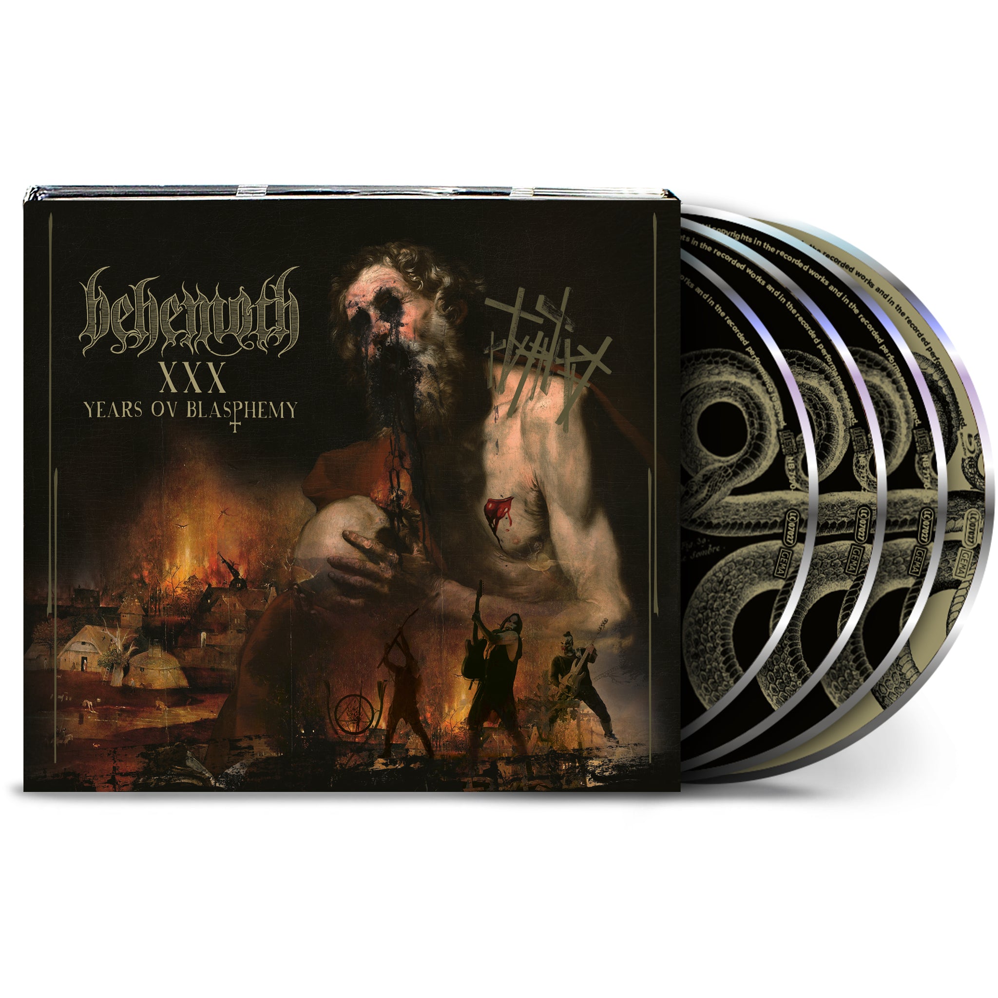 Behemoth "XXX Years Ov Blasphemy" 3 CD Blu-Ray Mediabook