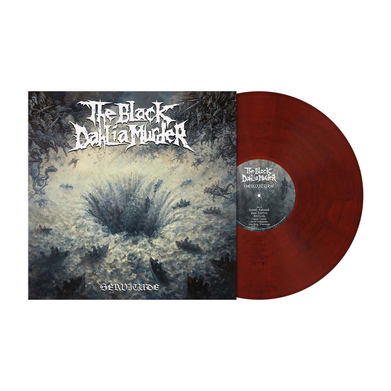 The Black Dahlia Murder "Servitude" 'Bloody Pulp' Crimson Red Marbled Vinyl - PRE-ORDER