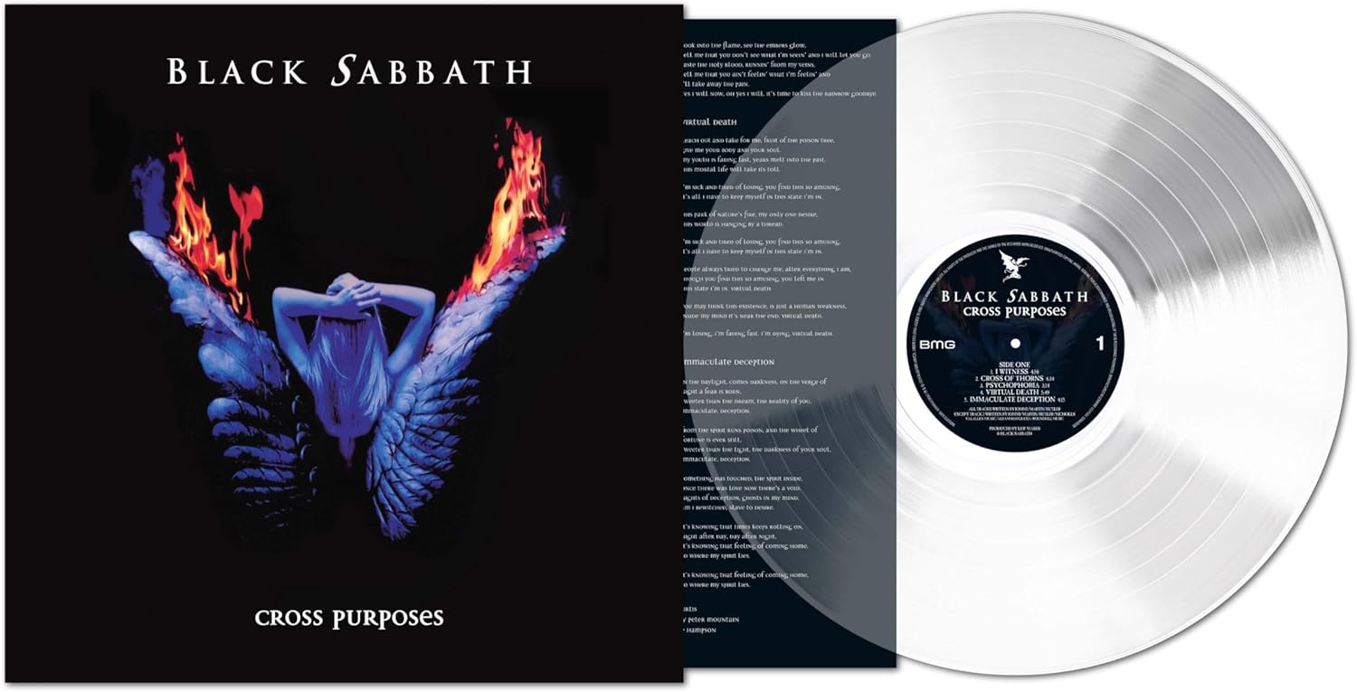 Black Sabbath "Cross Purposes" Ultra Clear Vinyl
