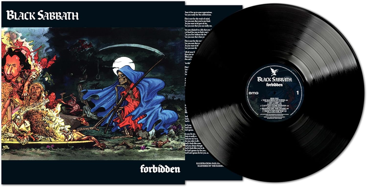 Black Sabbath "Forbidden" Black Vinyl