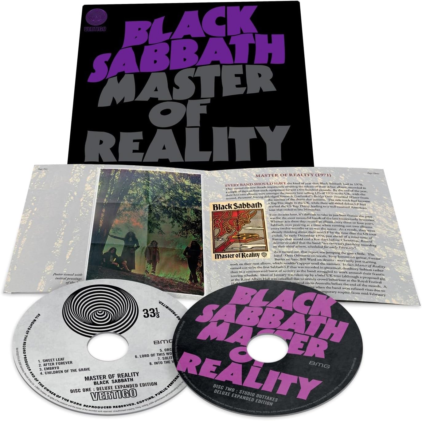 Black Sabbath "Master Of Reality" 2 CD