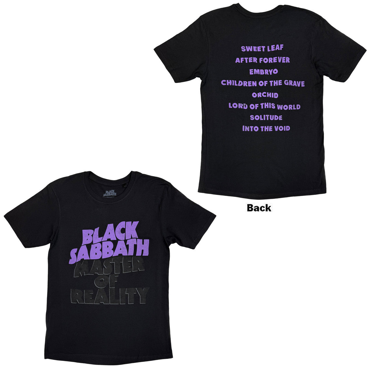 Black Sabbath "Masters Of Reality Album" T shirt
