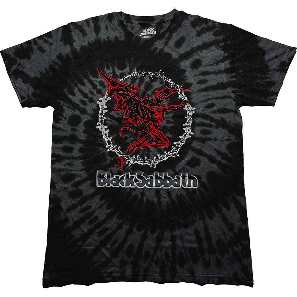 Black Sabbath "Red Henry" Black Dye T shirt