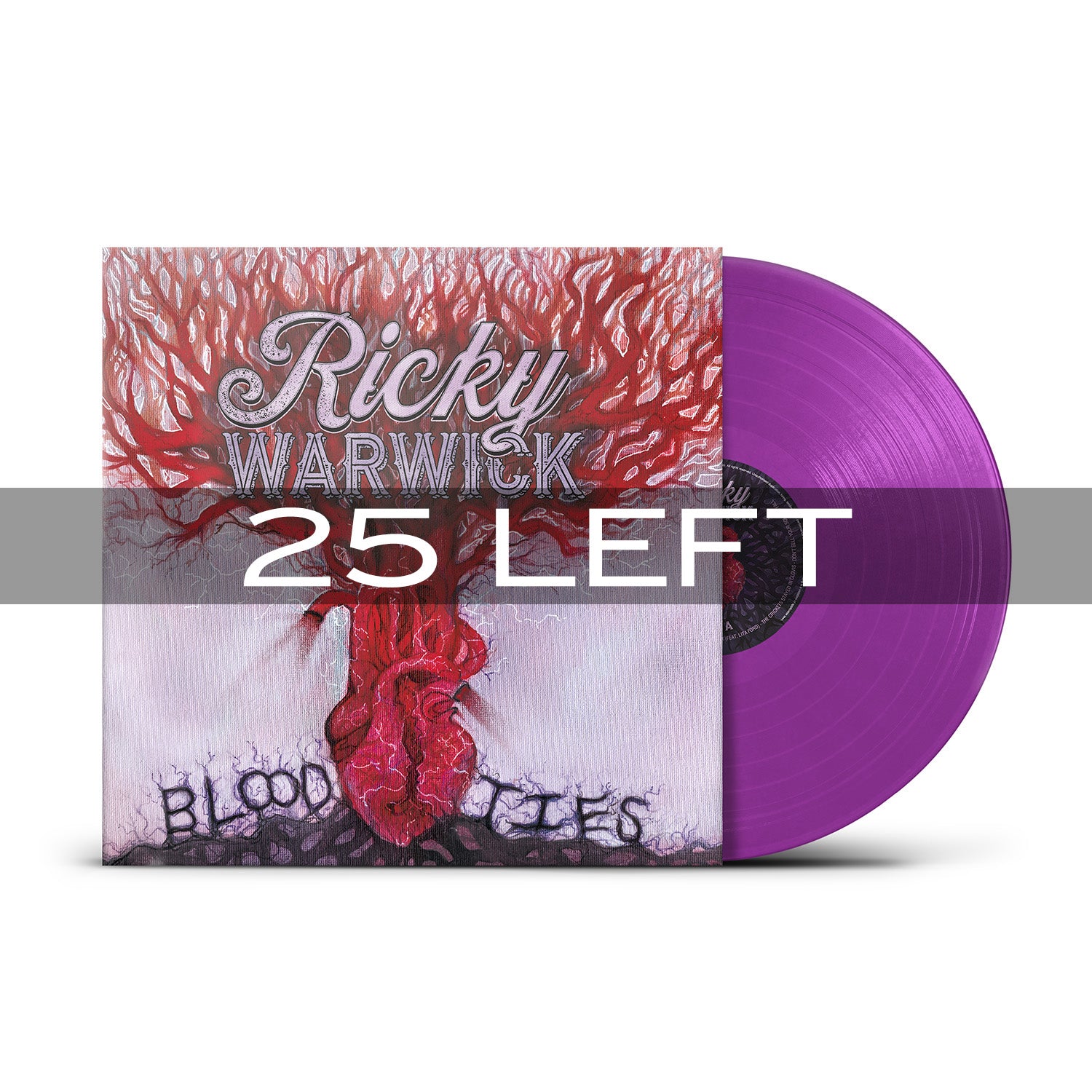 Ricky Warwick "Blood Ties" Purple Vinyl & Download