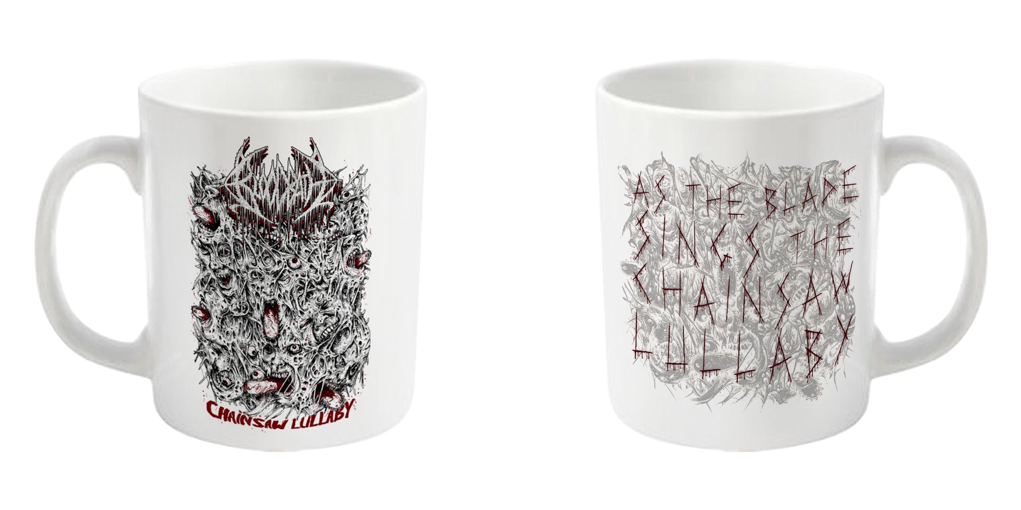 Bloodbath "Chainsaw Lullaby" White Mug