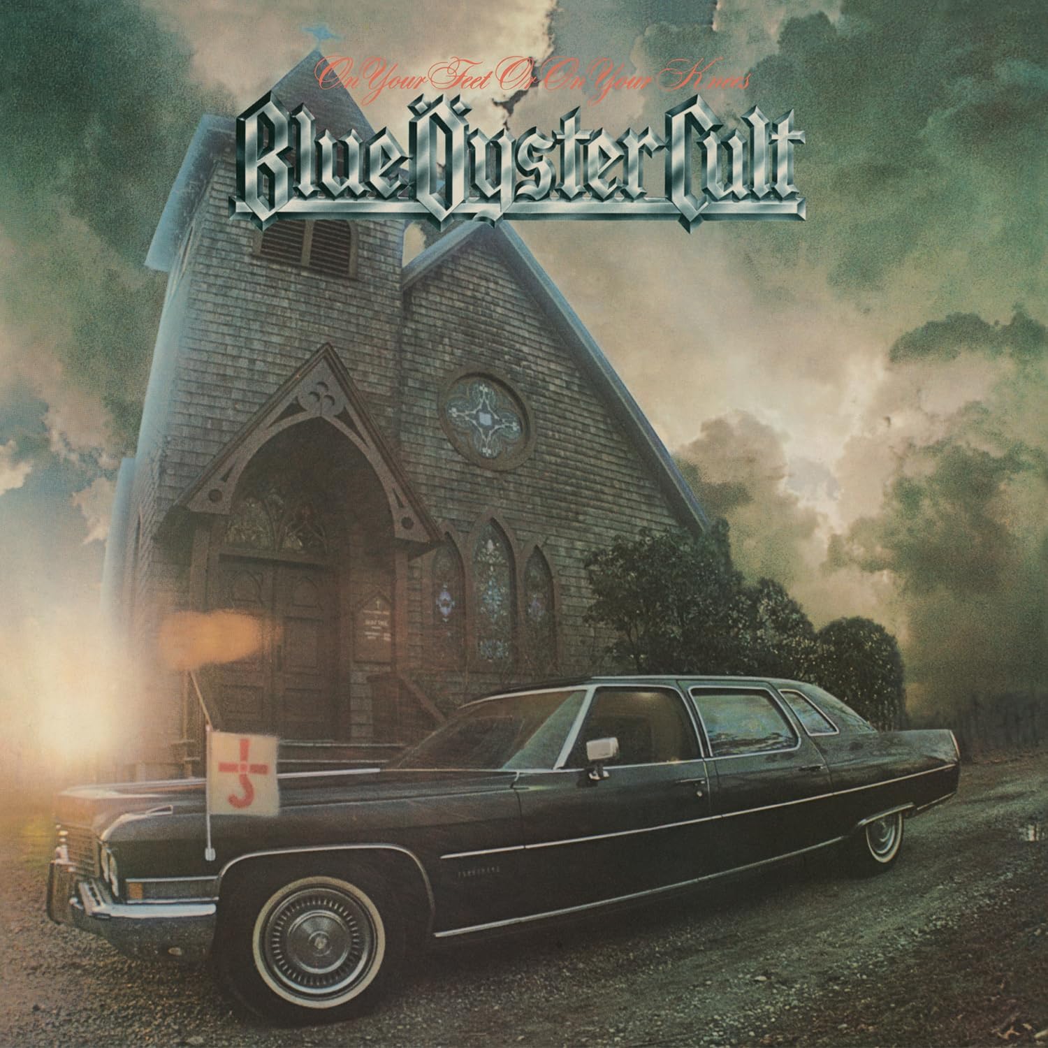 Blue Oyster Cult "On Your Feet Or On Your Knees" Gatefold 2x12" Silver Black Vinyl