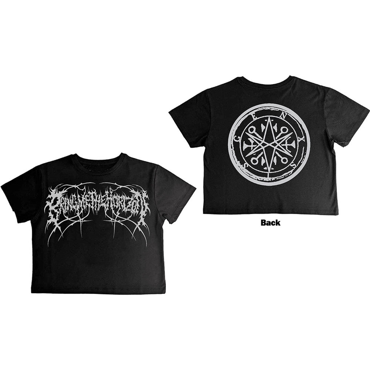 Bring Me The Horizon "Metal Logo Genxsis" Crop Top