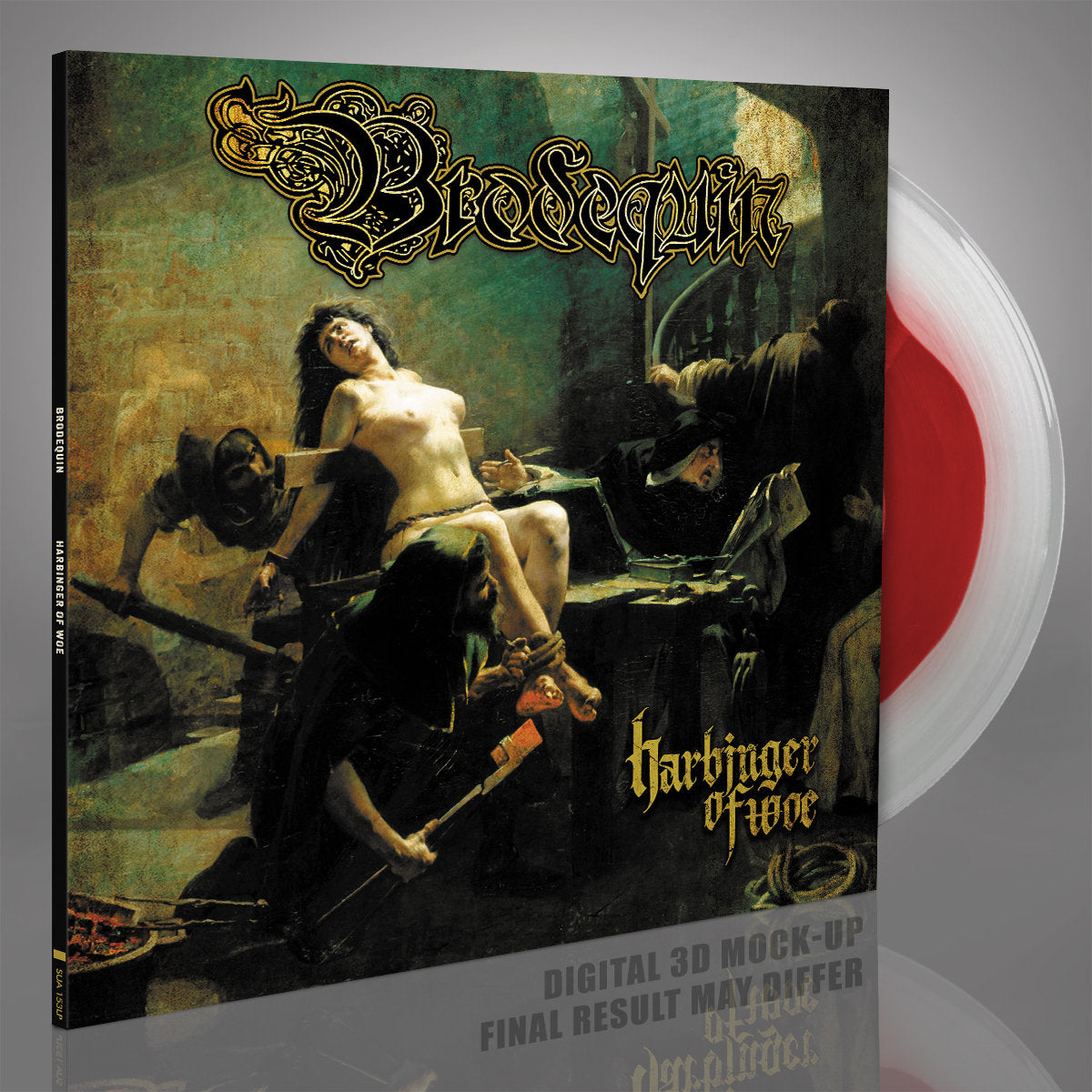 Brodequin "Harbinger Of Woe" Gatefold Red within Clear Vinyl