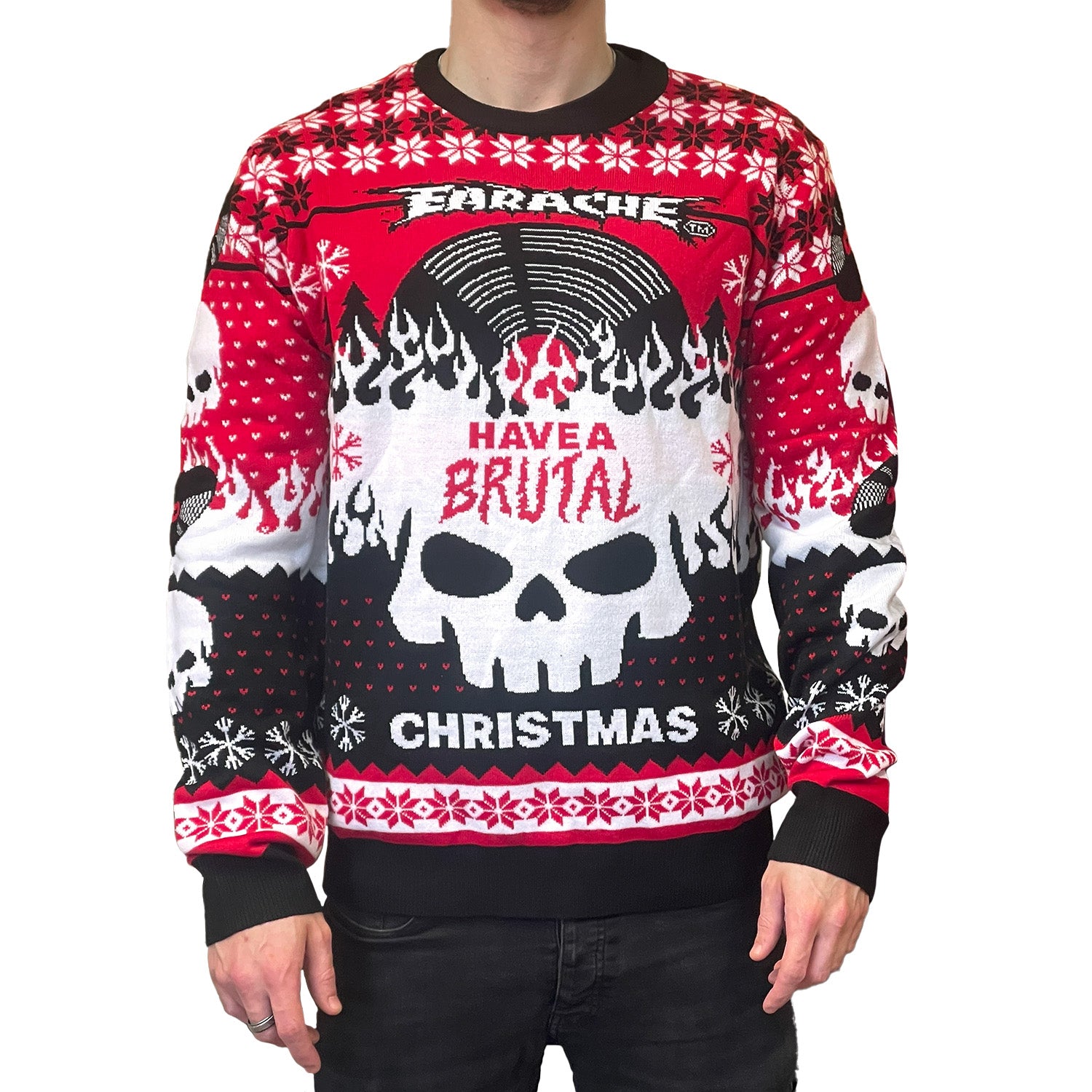 Earache "Have a Brutal Christmas" Knitted Christmas Jumper