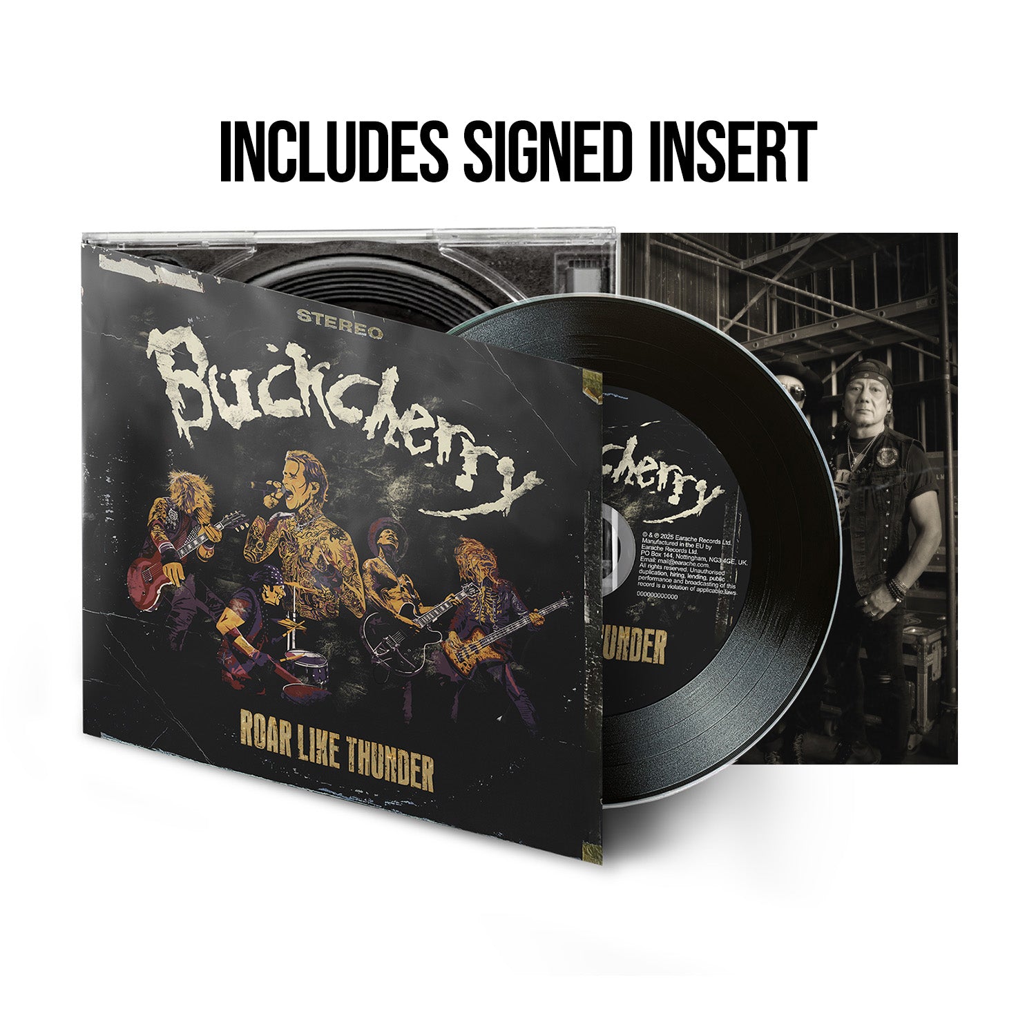 Buckcherry "Roar Like Thunder" Digipak CD w/ Hand Signed Photocard & Download - PRE-ORDER