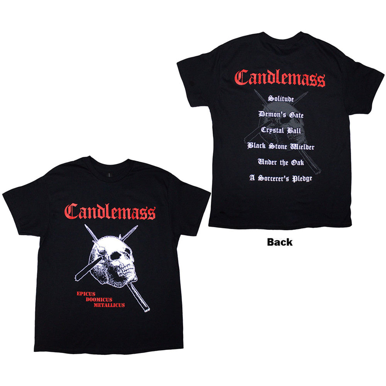 Candlemass "Epicus Doomicus Metallicus" Black T shirt