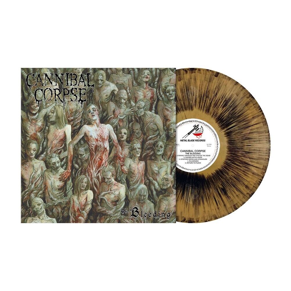 Cannibal Corpse "The Bleeding" Gold / Black Dust Vinyl