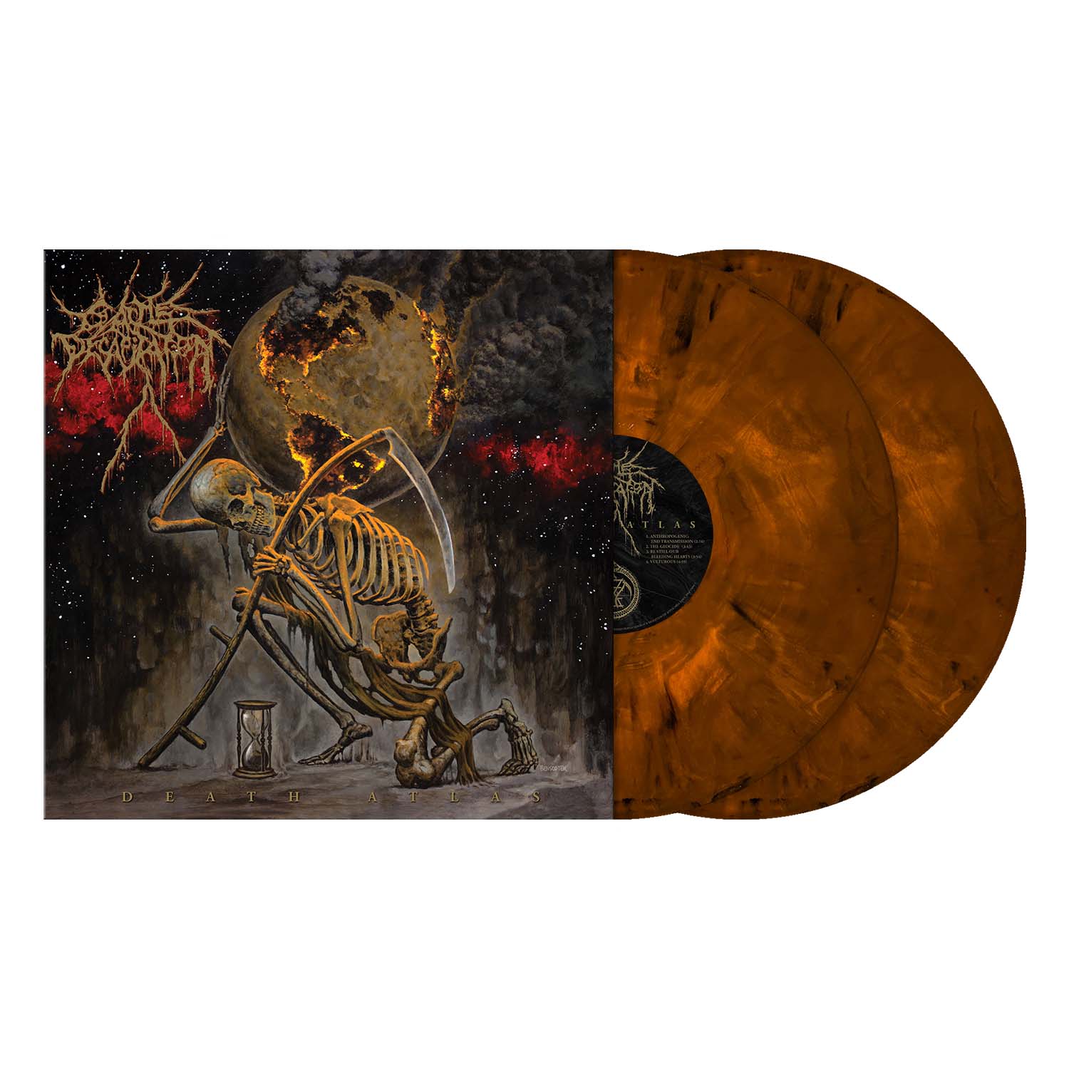 Cattle Decapitation "Death Atlas" 2x12" 'Smouldering Horizon' Vinyl