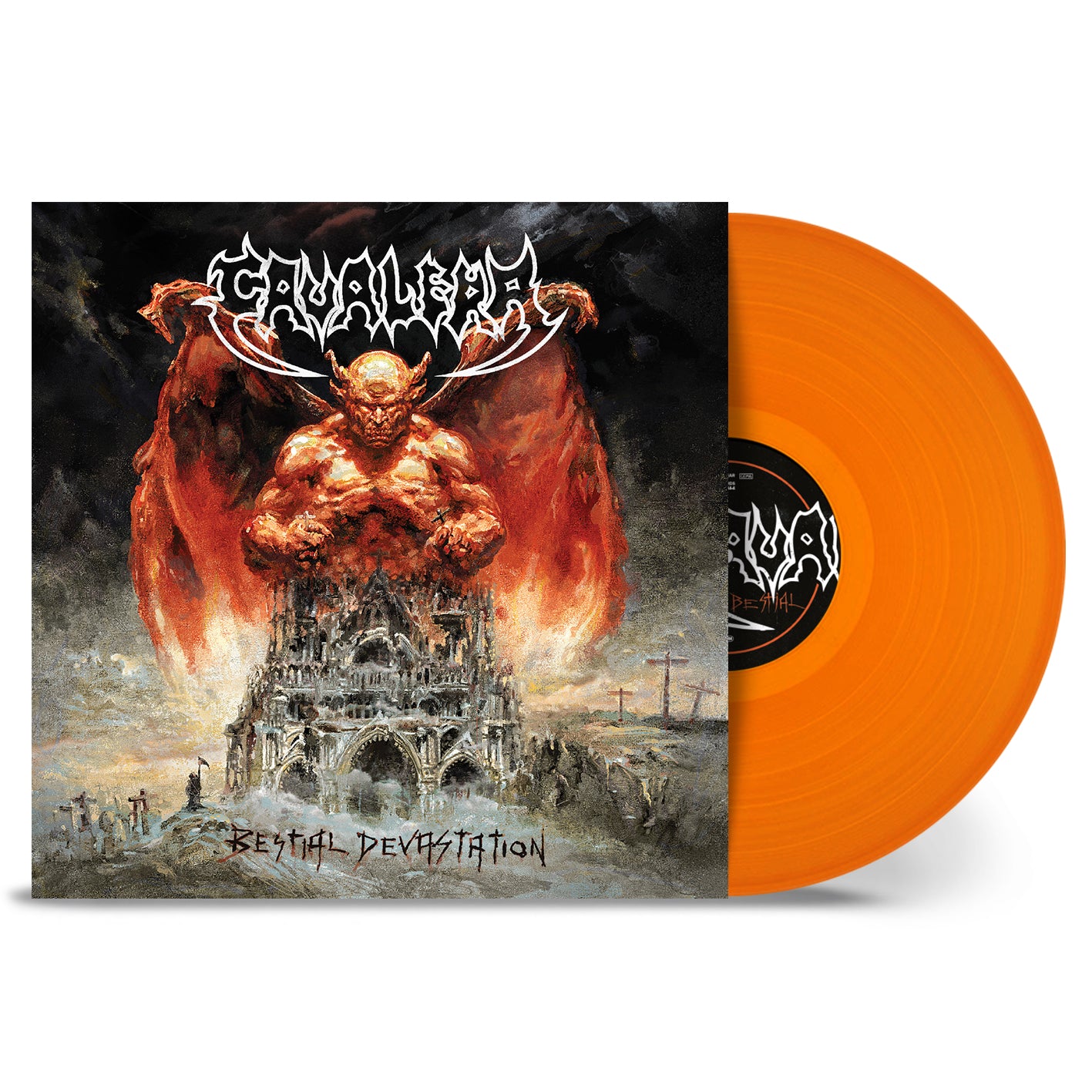 Cavalera "Bestial Devastation" Solid Orange Vinyl - PRE-ORDER