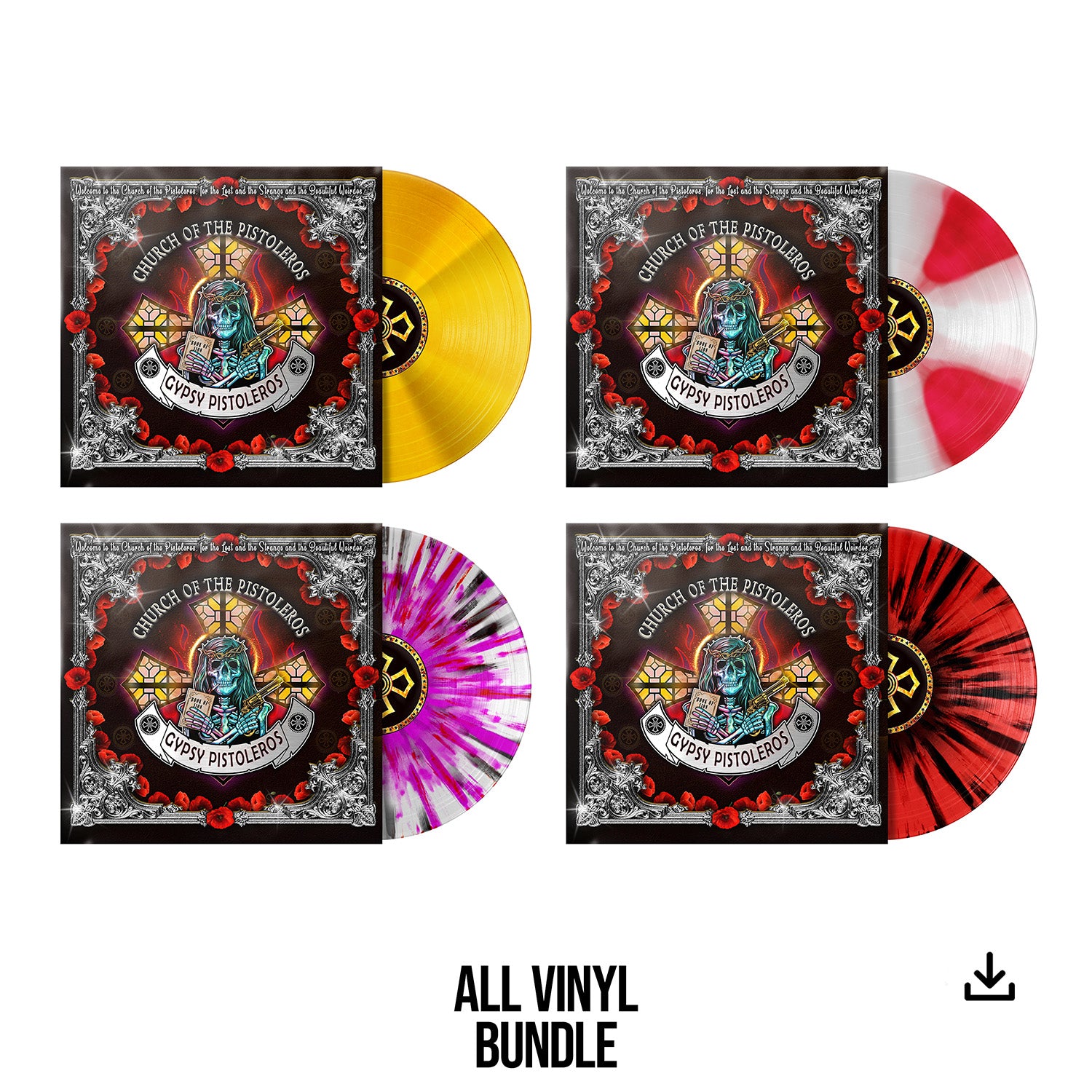 Gypsy Pistoleros "Church Of The Pistoleros" All Vinyl & Download Bundle - PRE-ORDER