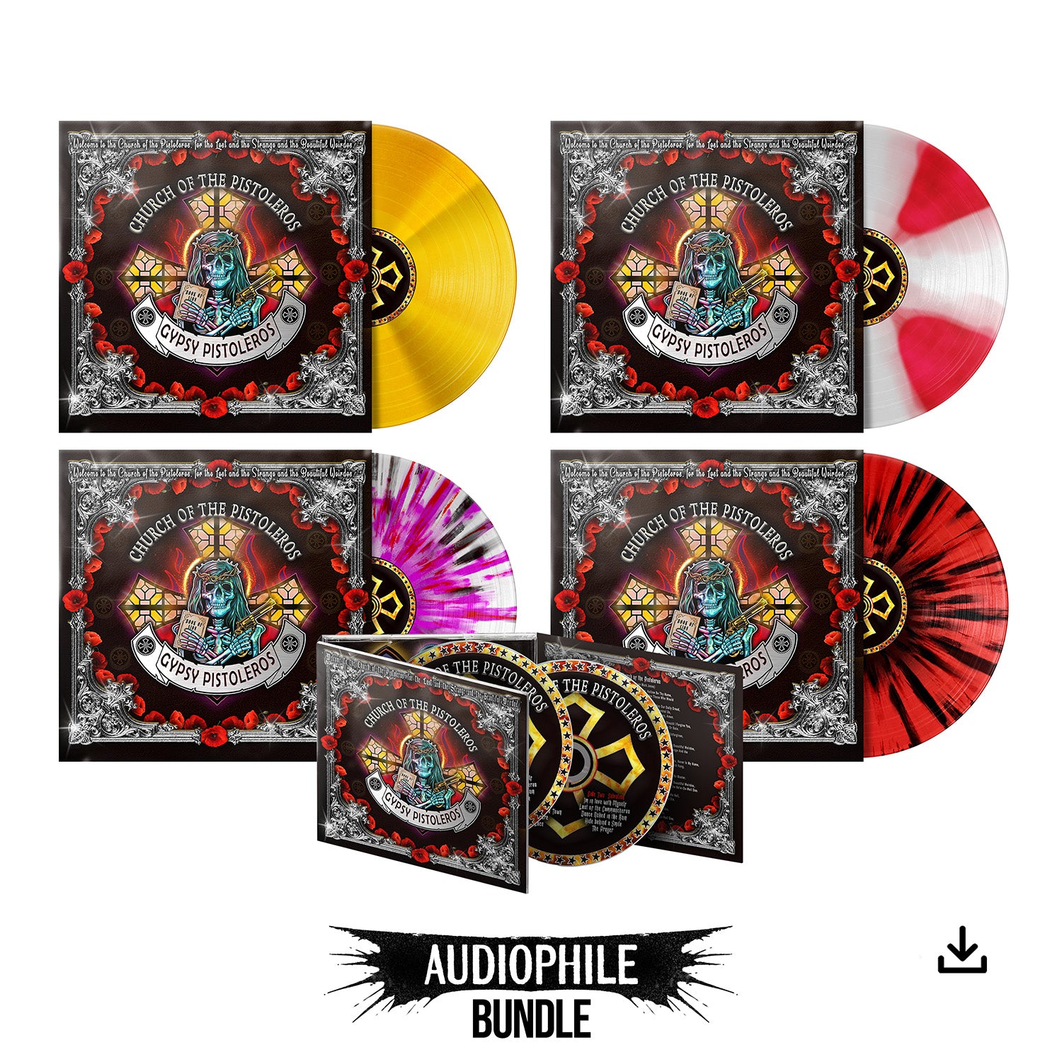 Gypsy Pistoleros "Church Of The Pistoleros" Audiophile Bundle - PRE-ORDER