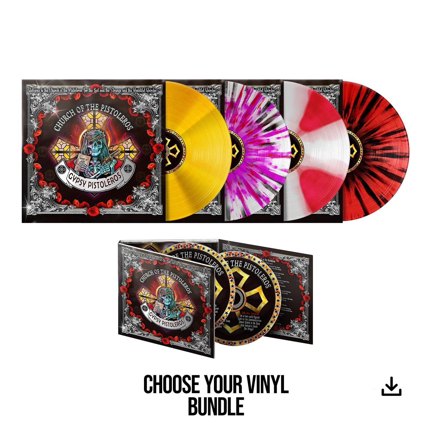 Gypsy Pistoleros "Church Of The Pistoleros" Choice of Vinyl, CD & Download - PRE-ORDER